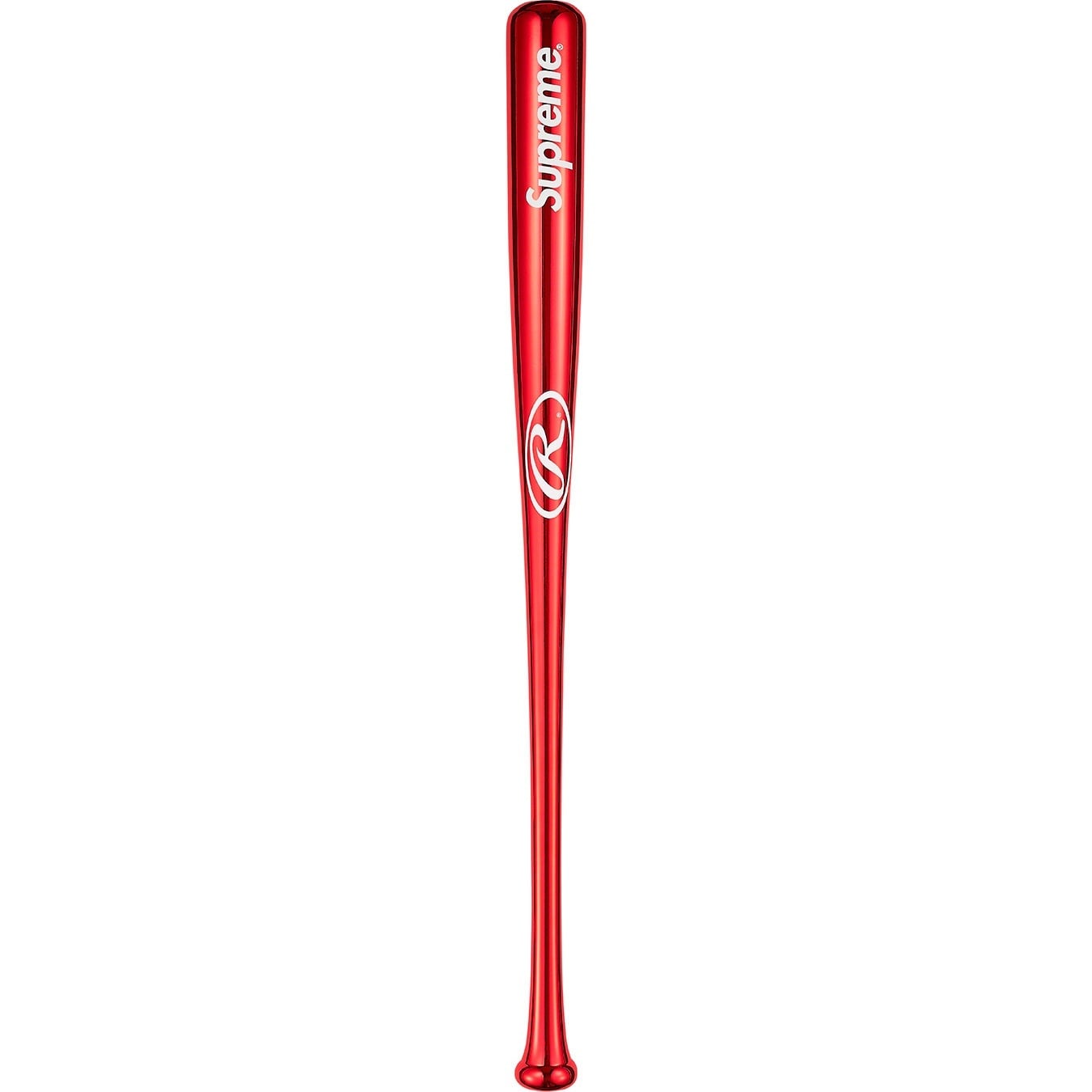 Supreme®/Rawlings® Chrome Maple Wood Baseball Bat view 2